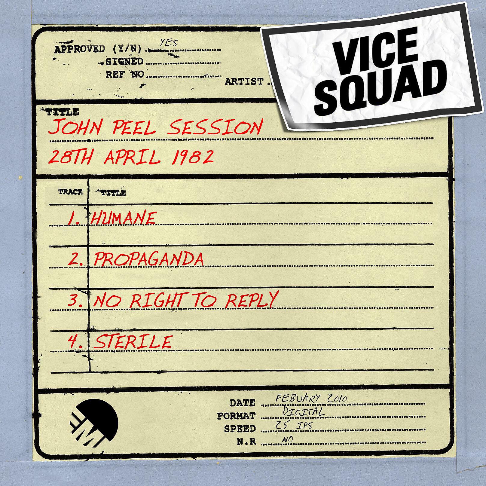 Vice Squad - Humane (BBC John Peel Session 28/04/82)