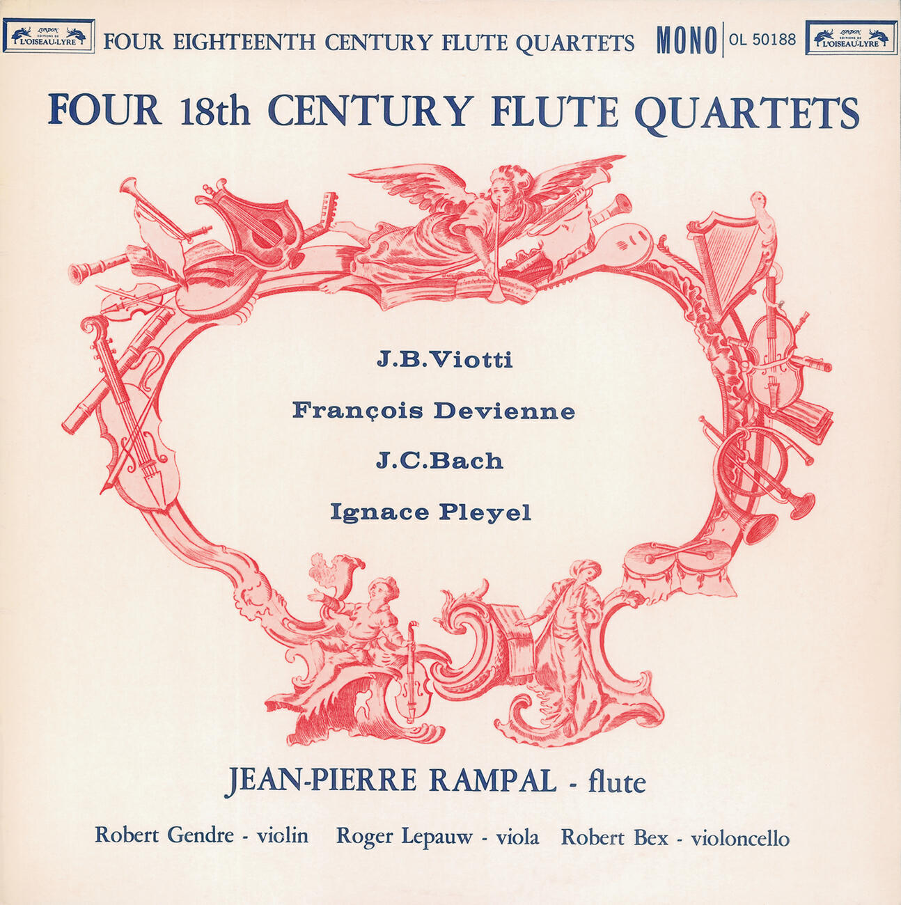 Jean-Pierre Rampal - J.C. Bach: Symphony in F, Op.8, No.4 - Flute Quartet version - 1. Allegro