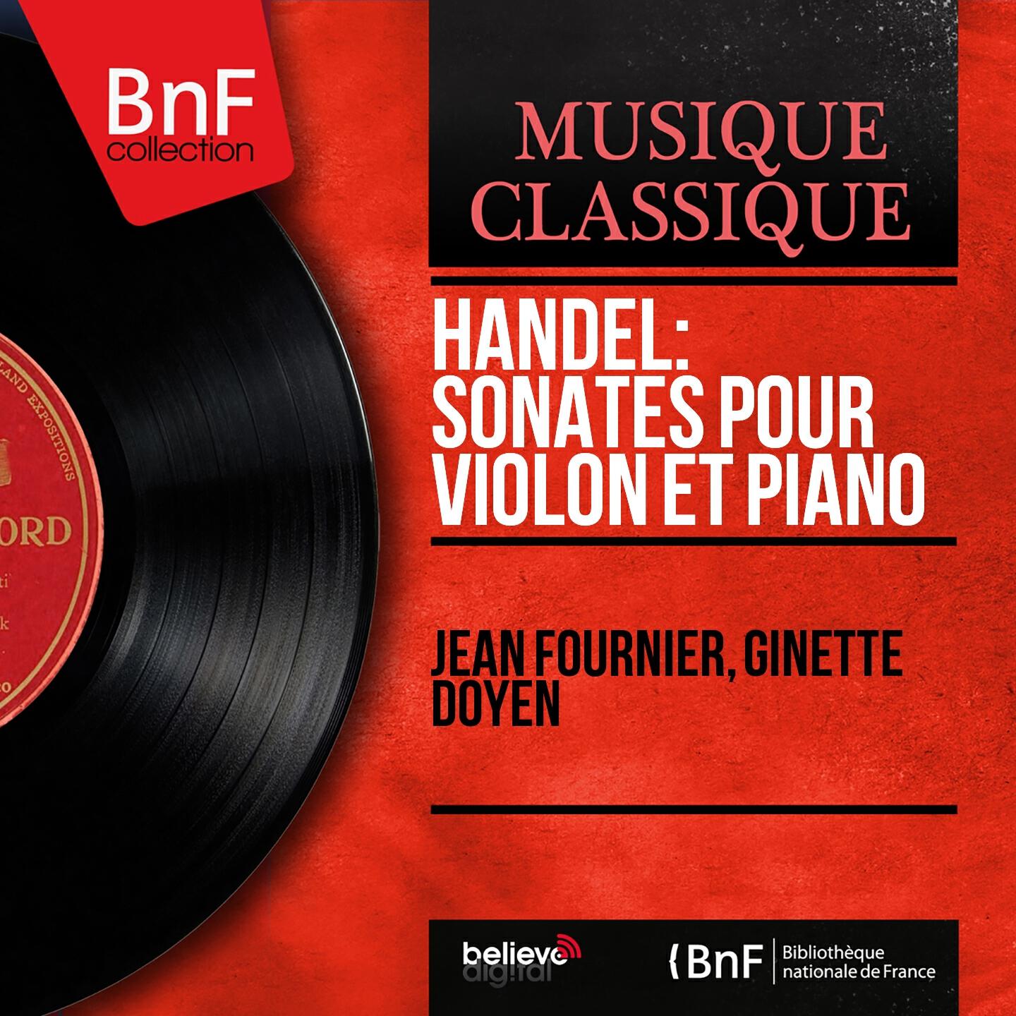 Jean Fournier - Sonate pour violon No. 16 in A Major, HWV 372: II. Allegro