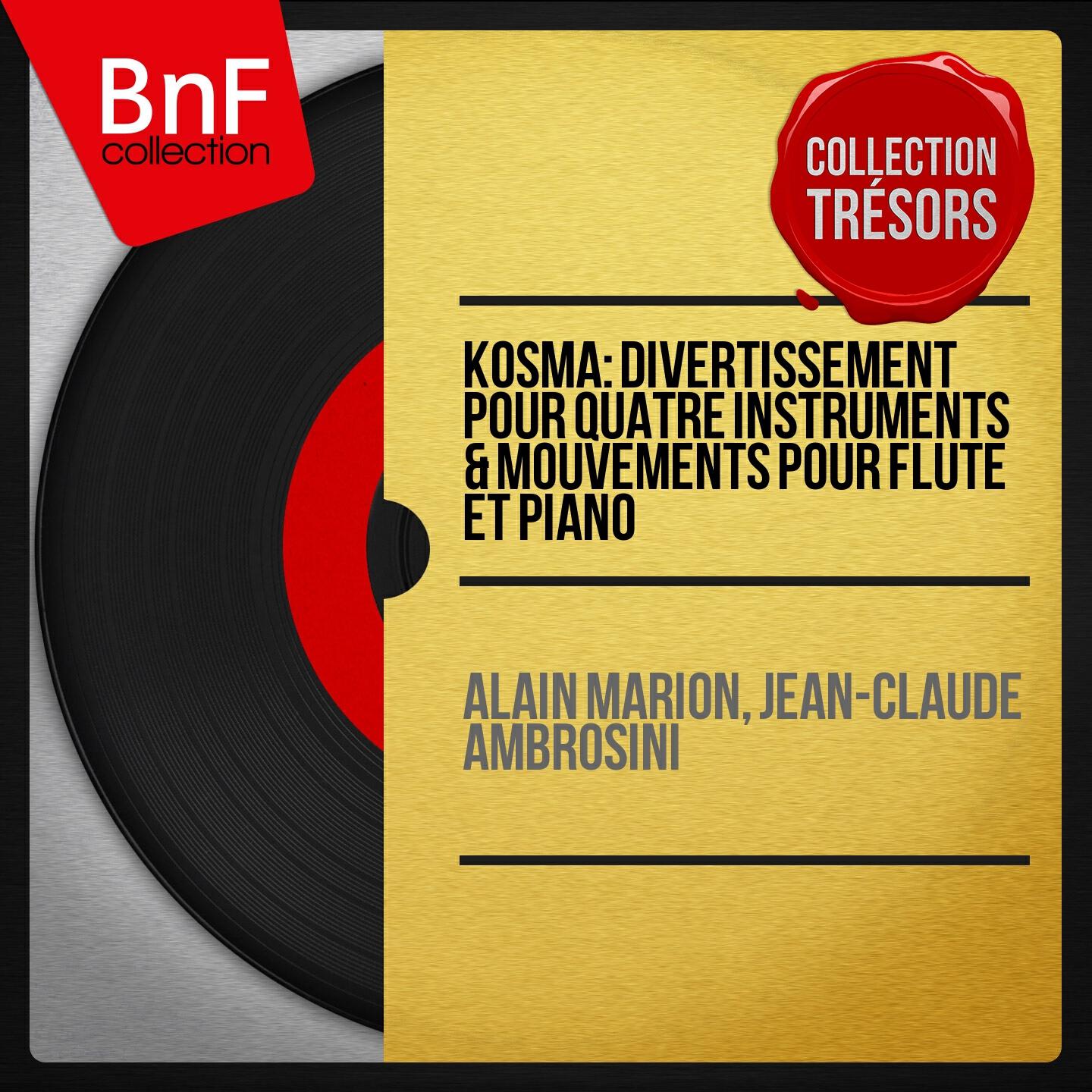 Alain Marion - Divertissement pour quatre instruments: IV. Vivace