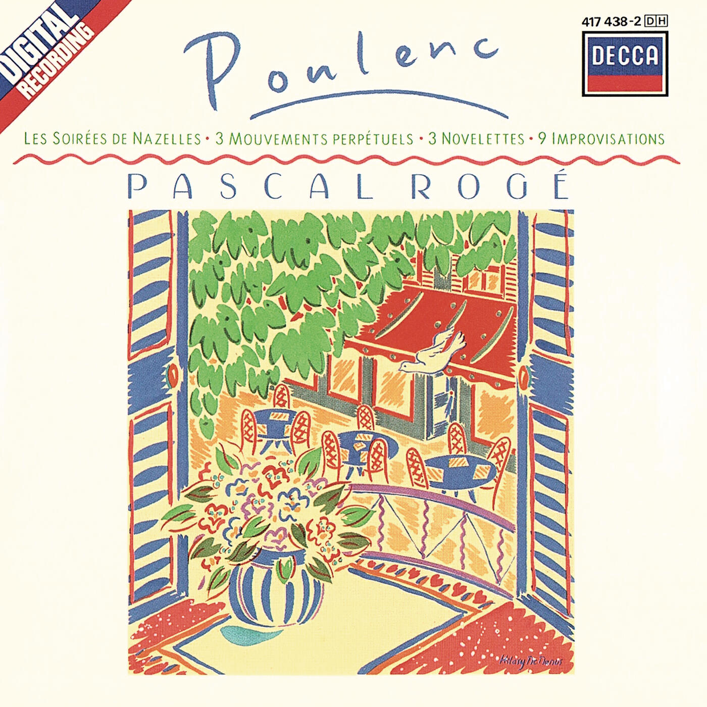 Pascal Rogé - Poulenc: Les soirées de Nazelles, FP 84 - 2. Le Coeur sur la main