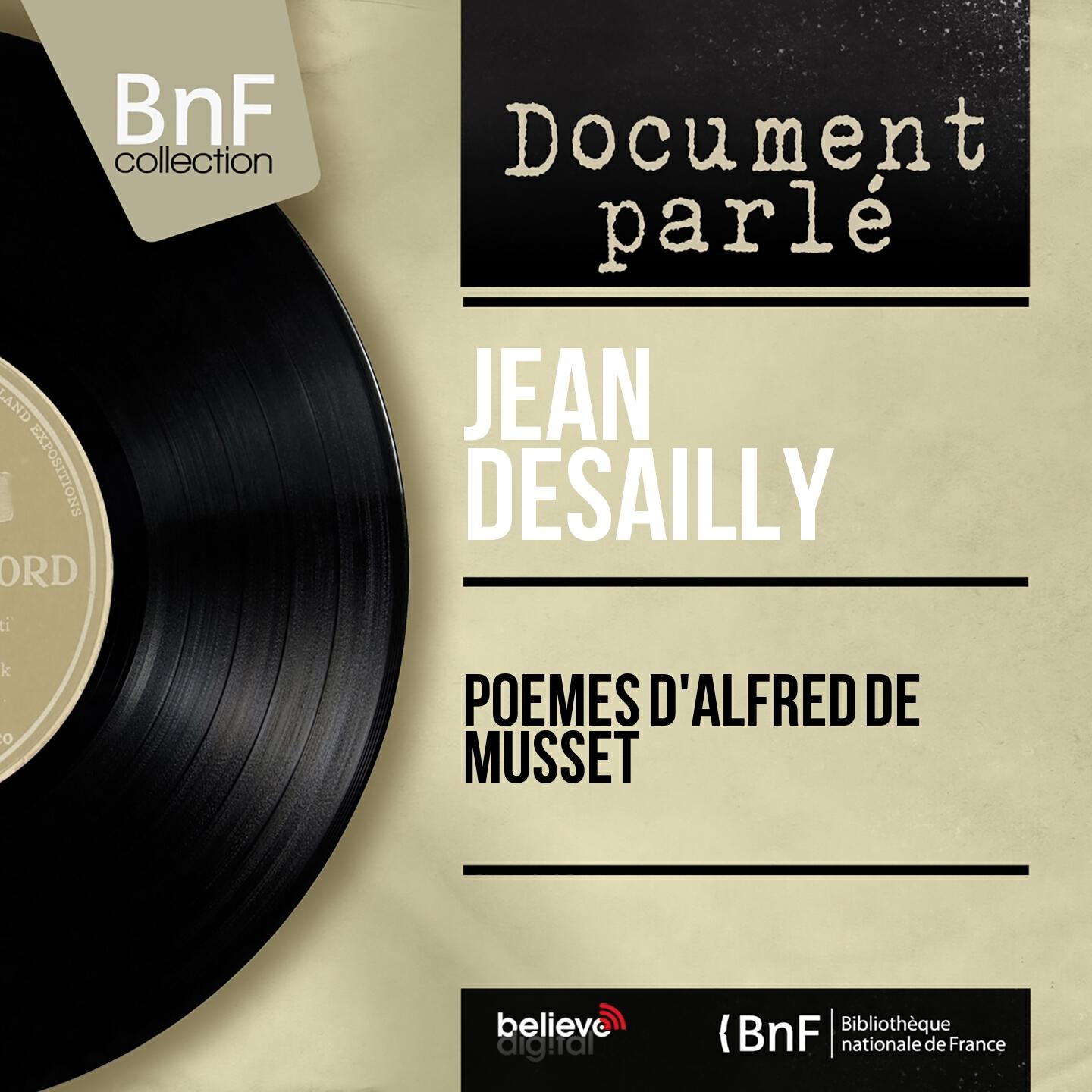 Jean Desailly - Poésies nouvelles: Tristesse