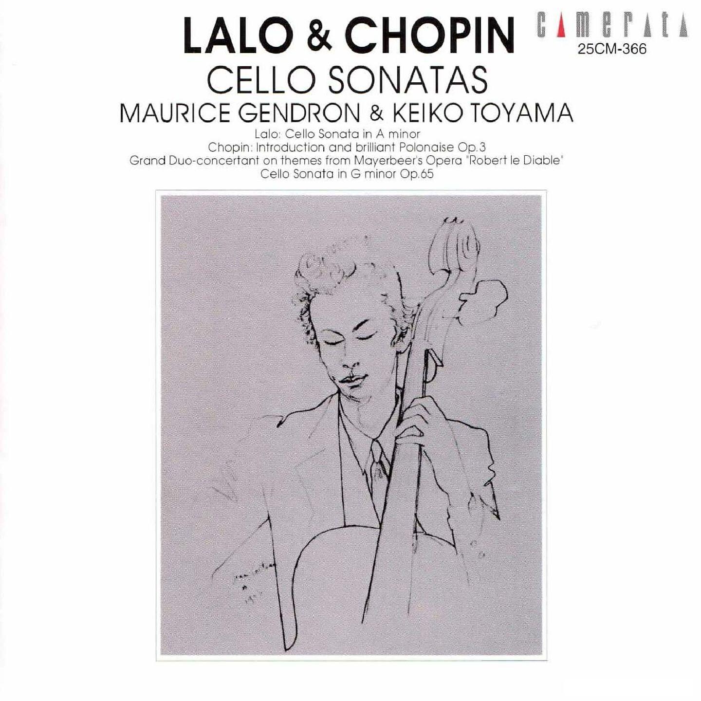 Maurice Gendron - Grand duo concertant for cello and piano in E Major, B.70