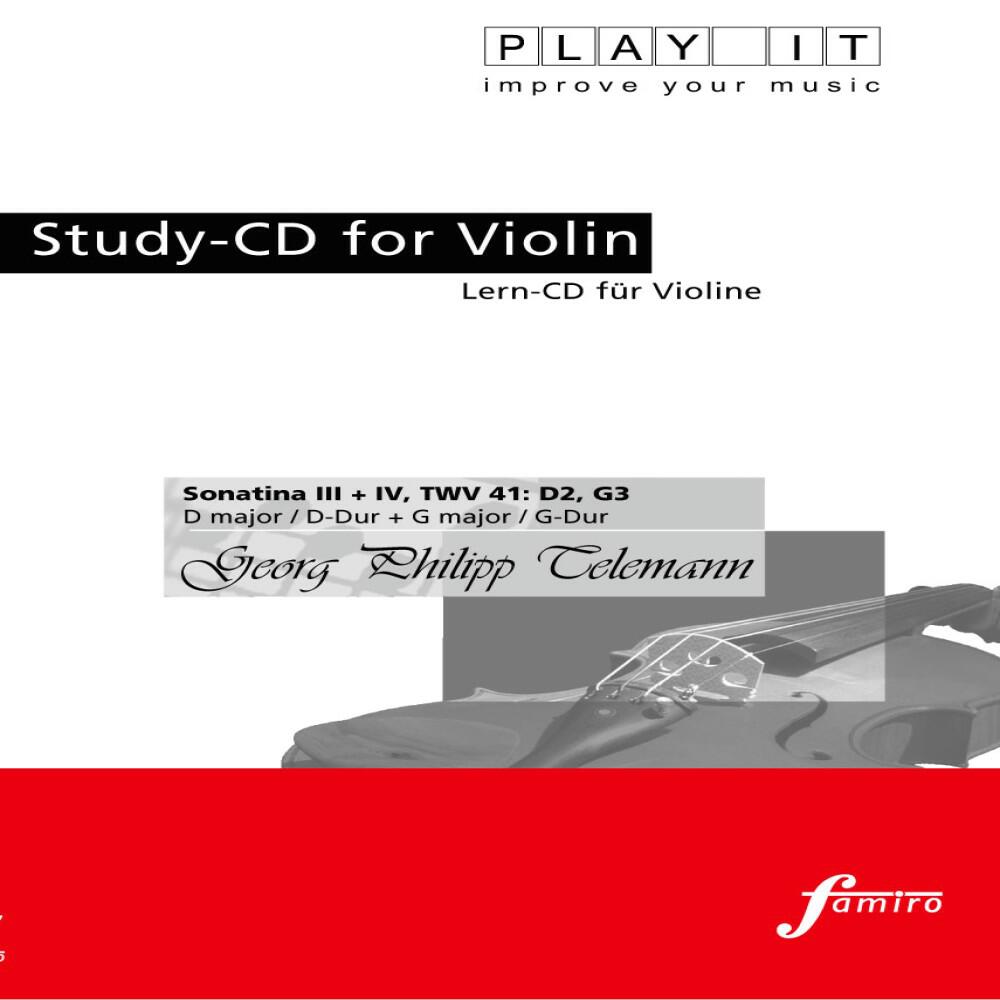 PLAY IT. - Sonatina IV - III Adagio (Harpsichord Accomp. - metronome: 1/8 = 40 - a' = 443 Hz)
