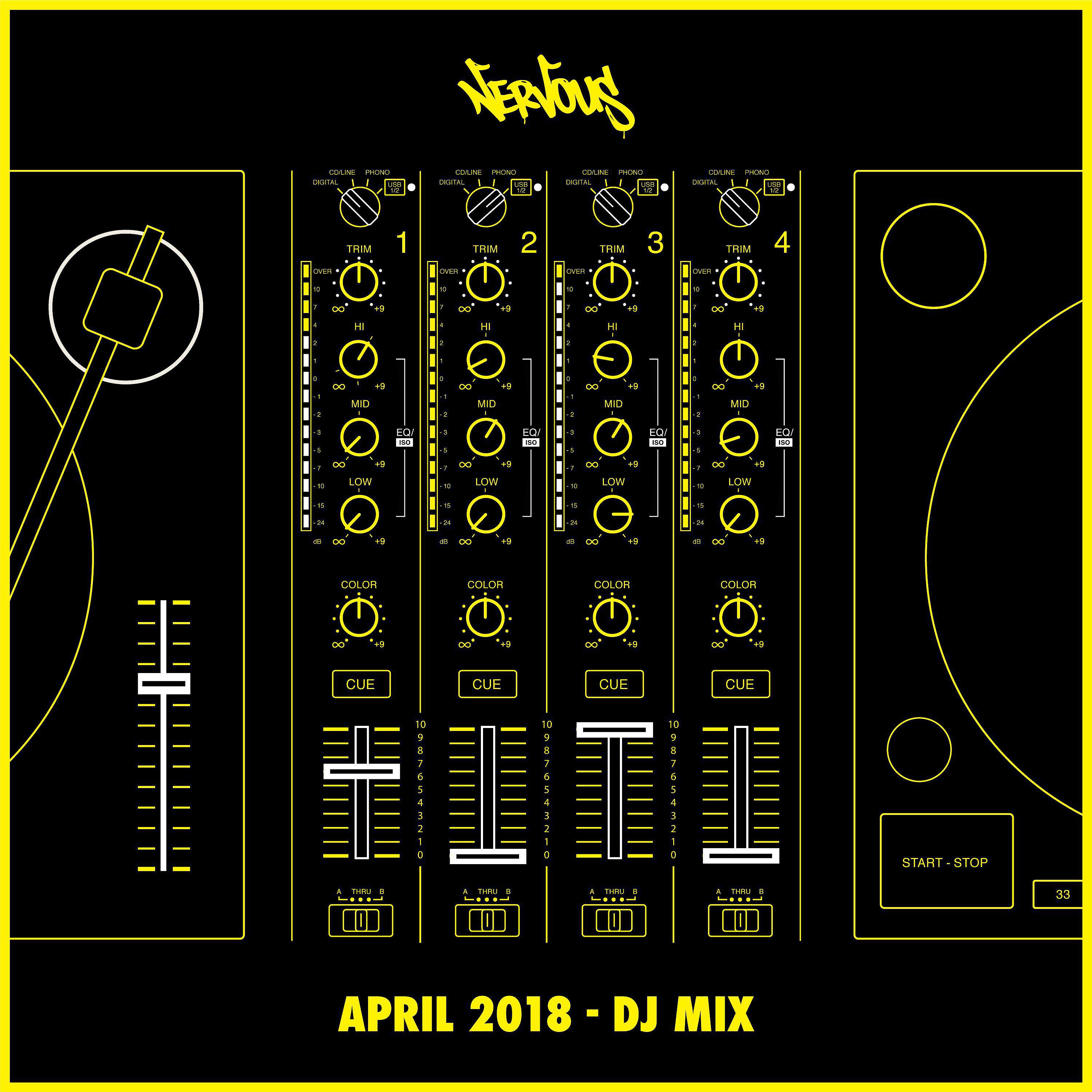 VARIOUS ARTISTS - Nervous April 2018 - DJ Mix (Continuous Mix)